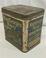 King George's Navy Chewing Tobacco Can