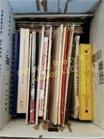 Box of Cook books