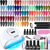 NEW! $70 JODSONE 36 PCS Gel Nail Polish Kit with