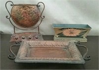 Box-3 PC. Metal Decor, Originally Used For Home