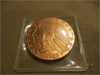 Liberty 1929 Pure .999 Copper Coin