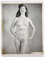 Rare! 1940's Red Dot Nude Photograph