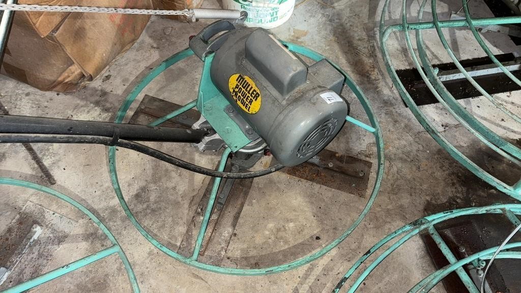 Mueller power trowel… Electric