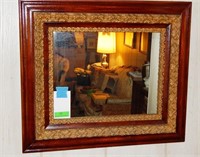 Framed mirror 31x27