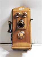 Vintage Coca Cola Rotary Dial Wall Phone