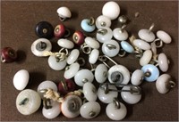 Vintage buttons, used on old button top shoes