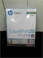Opened package of HP copy and print paper