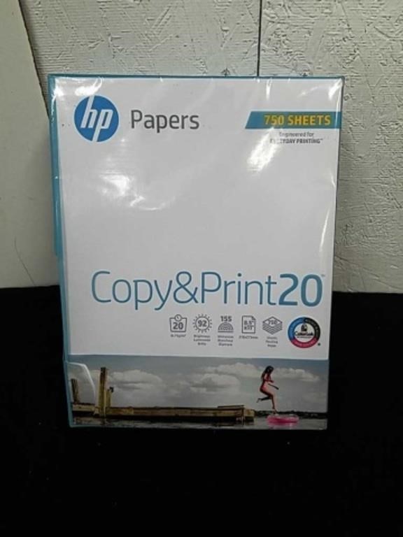 Opened package of HP copy and print paper