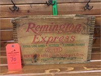 Remington wood ammo crate