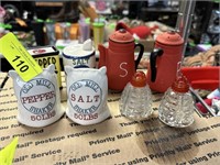 LOT OF 4 PAIRS SALT PEPPER SHAKERS