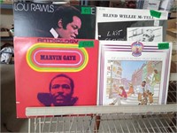 Assorted Vinyl Record Lou Rawls Marvin Gay Blues