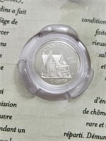 1900 2000 Silver 10 Cents Desjardins