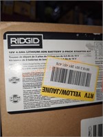 Ridgid 18V 4Ah Charger/Battery 2-Pack