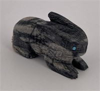 Sedrick Banteah Zuni Carved Stone Rabbit Fetish
