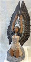 Indian Statue women wings