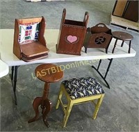 6 wooden Furniture & Decor pieces