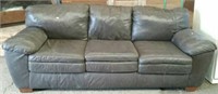 Faux Leather Sofa, Approx. 88" Long