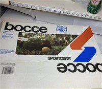 Bocce ball game. Unused