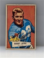 1952 Bowman #78 Bobby Lane Detroit Lions