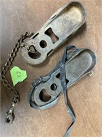 Antique Cast Iron Billard Deep Sea Diving Shoes