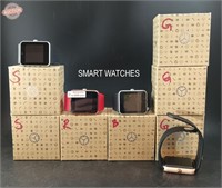 Lot of 7 Smart Watches With Many Functions