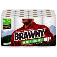 Brawny® Tear-A-Square® Paper Towels, 16 Double