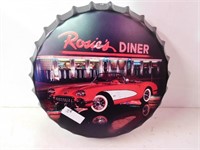 Rosies Diner button. 15"