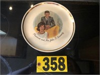 President JFK & Mrs. Kennedy comm. Plate NO