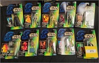 10 NIB STAR WARS POWER OF THE FORCE ACTION FIGURES