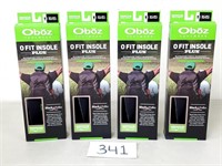 4 New Oboz O Fit Insoles - Men's Size 11.5-12.5