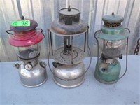 Vintage Coleman Lanterns, Lot of 3