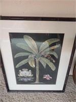 Framed Palm Tree Art