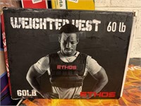 Ethos weighted vest 60lbs