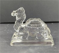 Vintage Rare 1971 Camel Glass Candy Dish Lid