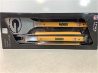 New 3pc Greenbay Packers Grill Set