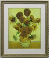 Sunflowers In Vase by Vincent Van Gogh