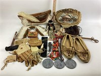 Lot of Native American Paraphernalia. 
Native