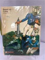 Bears vs Colts Oct 8 1967 program