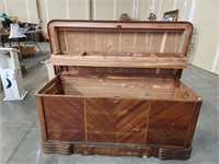 Vintage Wooden Trunk