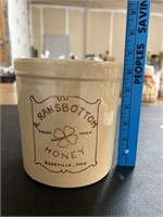 Roseville Pottery 2 qt. High Jar Ransbottom Honey