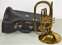 King cornet, serial #713916, with case and