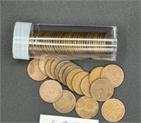 Tube of Wheat Pennies