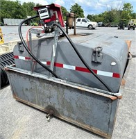 500 Gallon Gas Tank W/ 110 Volt Gas Pump