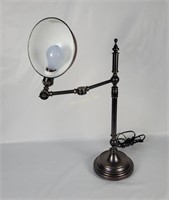 Heavy Swing Arm Metal Table Lamp