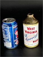 WEST VIRGINIA SPECIAL BEER CONE TOP 188-30 RARE