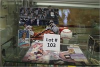 3 autographed baseball photos/baseball/card: