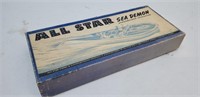 Vintage All star sea demon boat model nib