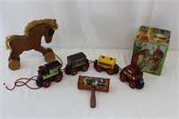 Vintage Nesting Blocks, Kirchhof Toy & Pull Toys