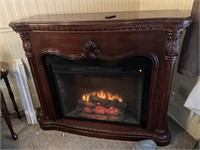 Electric fireplace, like new with remote