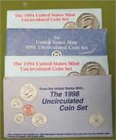 4 US Mint Uncirulated Coin